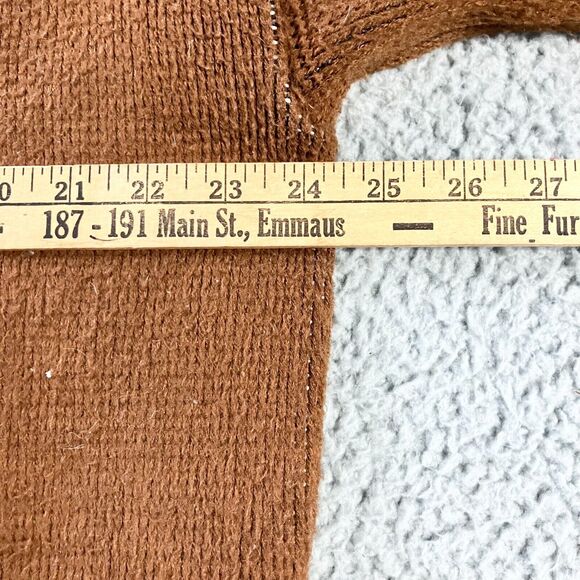 Tejidos Ruminahui Jacket Mens‎ Large Brown Sweater Wool Wolf Dreamcatcher Hooded - Picture 7 of 9